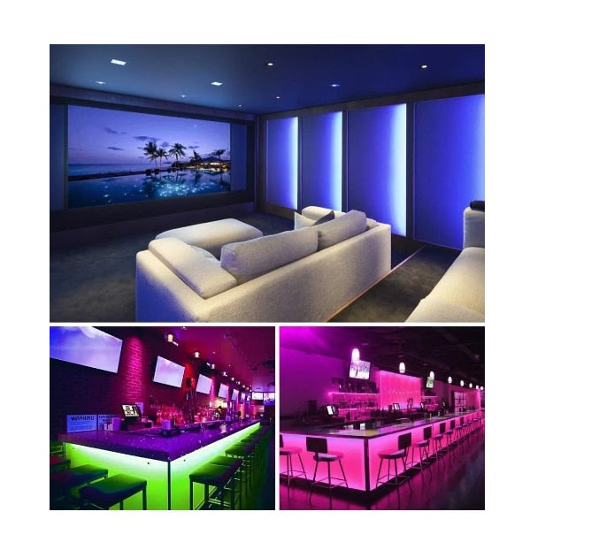 Fita Led 5050 Rgb Colorida 5mt 16 Cores + Fonte + Controle