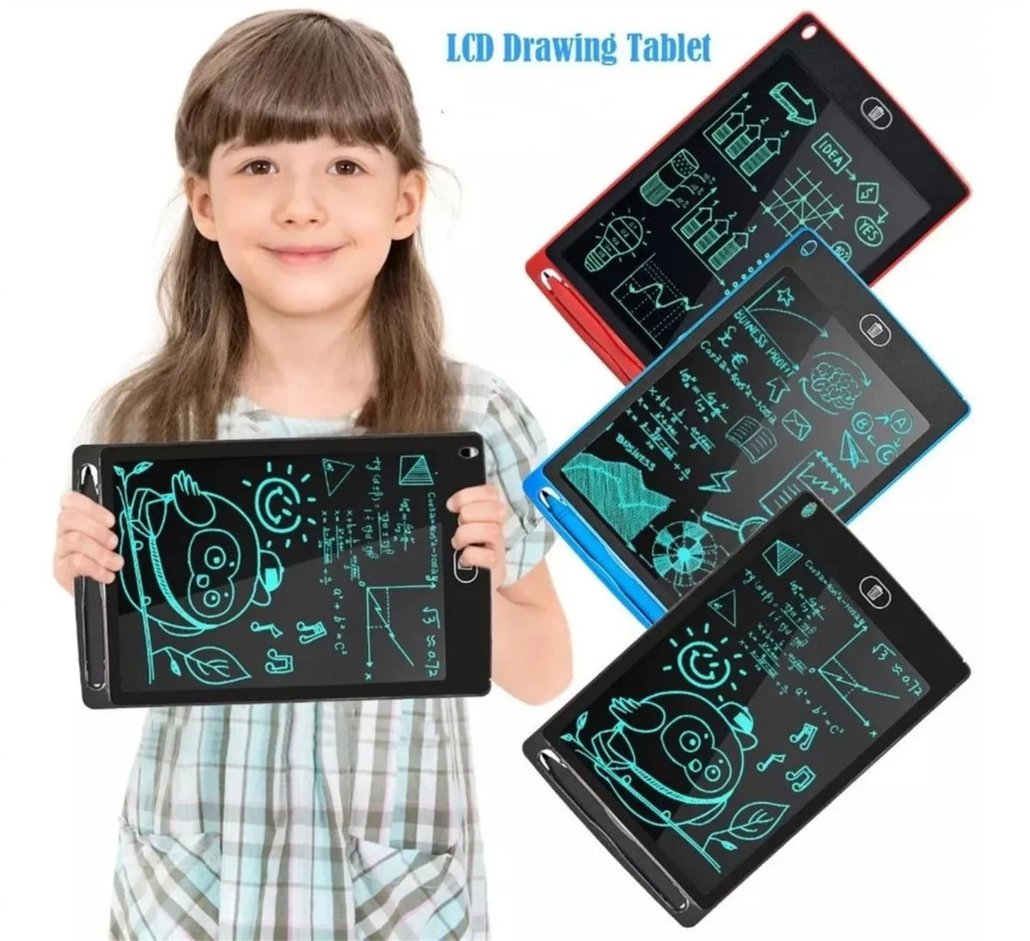 Lousa Magica Tablet Lcd 8.5 Polegadas Escrever,Pintar e Desenhar Não Prejudica Visão