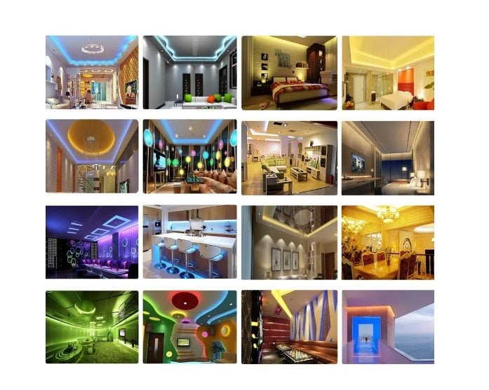 Fita Led 5050 Rgb Colorida 5mt 16 Cores + Fonte + Controle