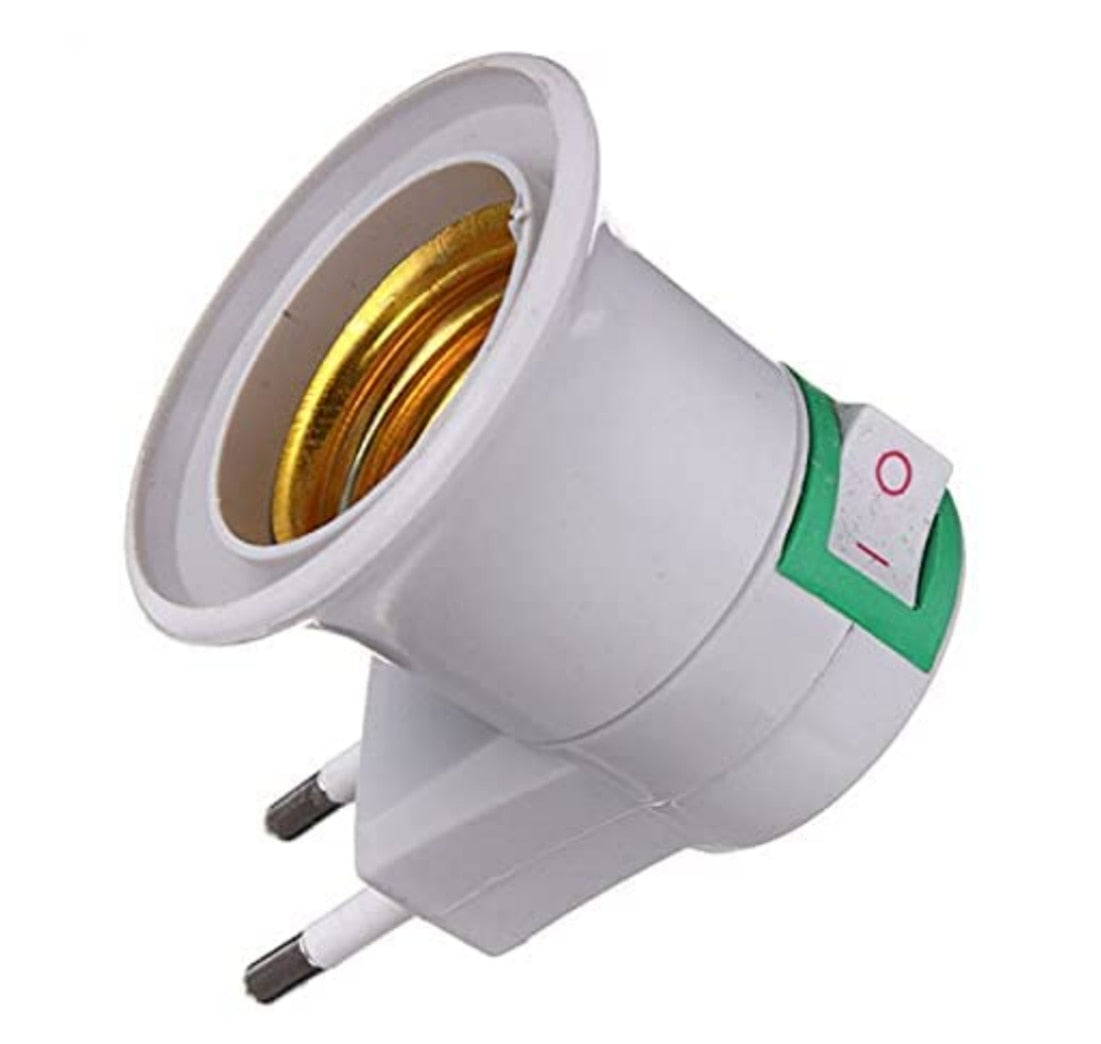 Soquetes Bocal Lâmpada Tomada Tomada tomada de Chave Liga Desliga Lampada Com hum designer resistente