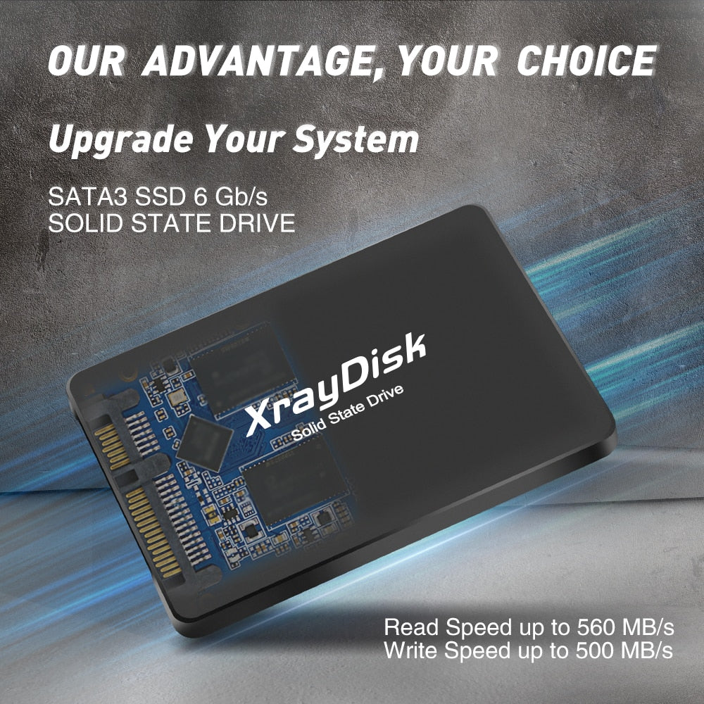 Xraydisk Sata3 Ssd 60GB 128GB 240GB 120GB 256GB 480GB 500gb 1TB Hdd 2.5 Hard Disk Disc 2.5 Internal Solid State Drive