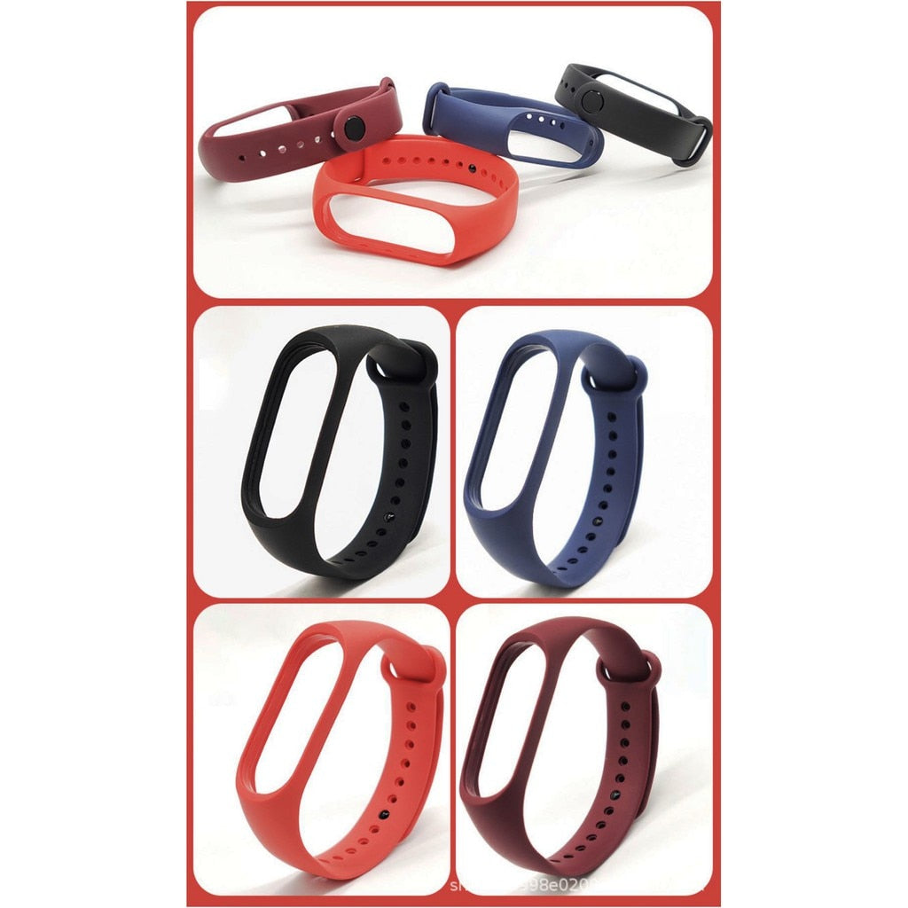 Pulseira De Reposição Smartband M3/m4 De Silicone