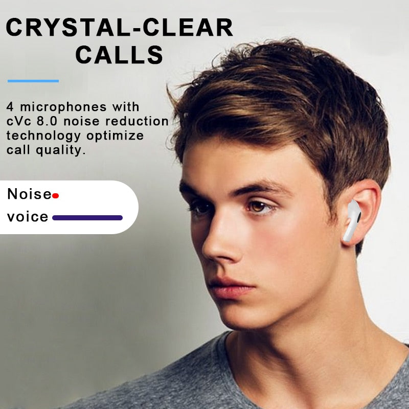 Xiaomi Stereo Earbuds Bluetooth V5.1 Wireless Headphone TWS Sports Headset com Mic