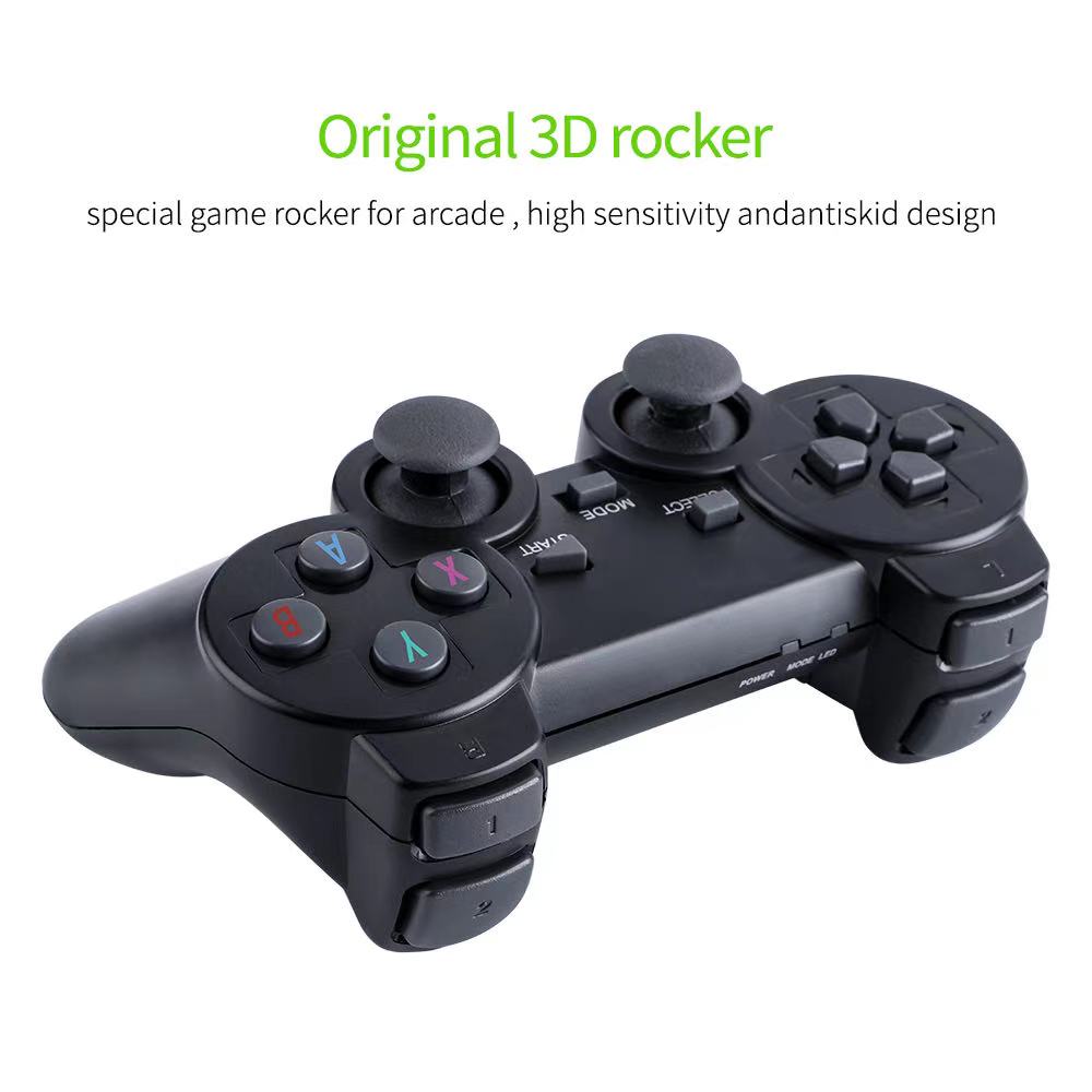 Video Game Console 64G Built-in 10000 Games Retro handheld Game Console Wireless Controller Game Stick For PS1/GBA Kid Xmas Gift