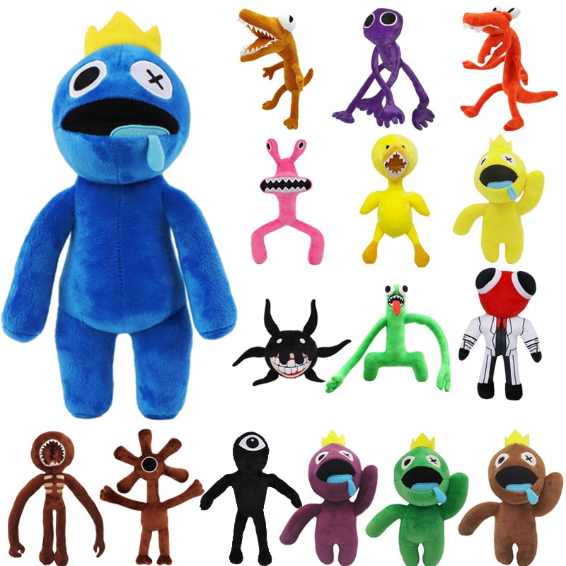 Rainbow Friends Plush Toys Blue Pink Orange Cartoon Anime Game