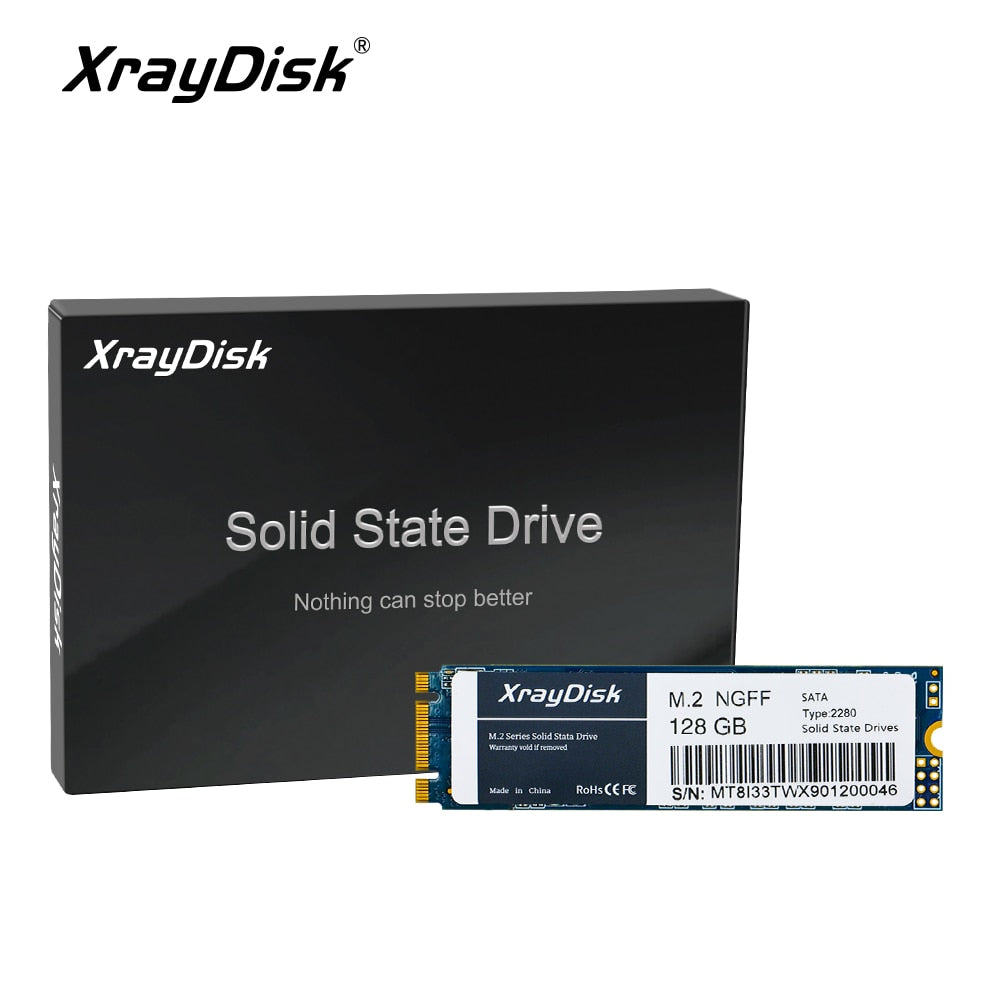 XrayDisk M.2 Sata3 Ssd 120GB 128GB 240GB 256GB 480GB Hdd Ngff 2280mm Disco Duro para PC e Laptop