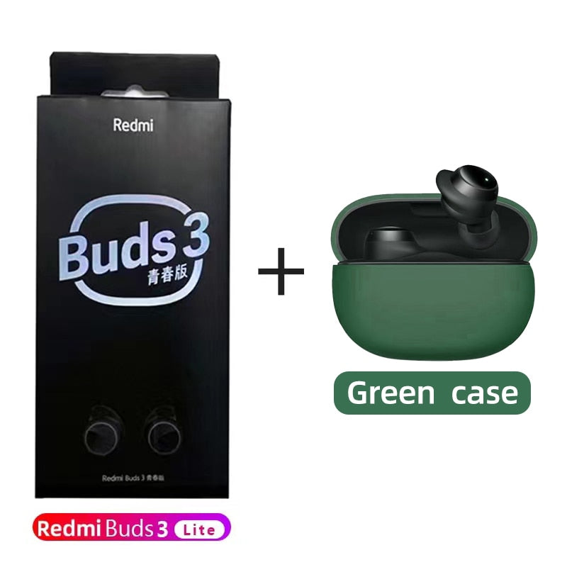 Original Xiaomi Redmi Buds 3 Youth Edition Earphone Tws Wireless Bluetooth 5.2 Gaming Headset Touch Control Earbuds 3 Lite