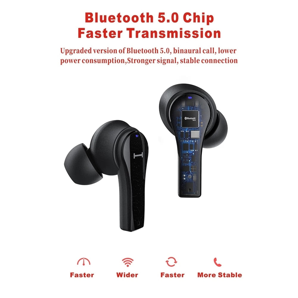 Original Lenovo QT82 Ture Wireless Earbuds Touch Control Bluetooth